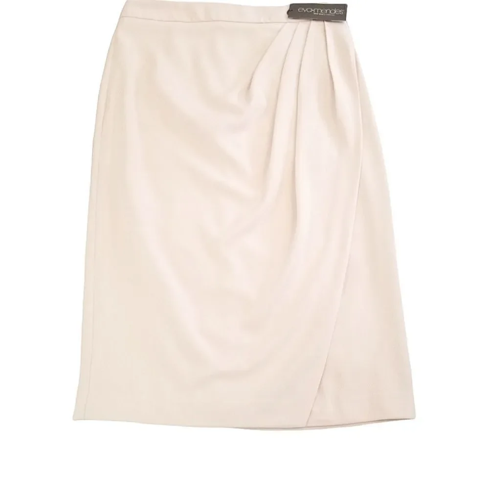 eva.mendes New York & Co. Blush Lined Wrap Skirt Size 6